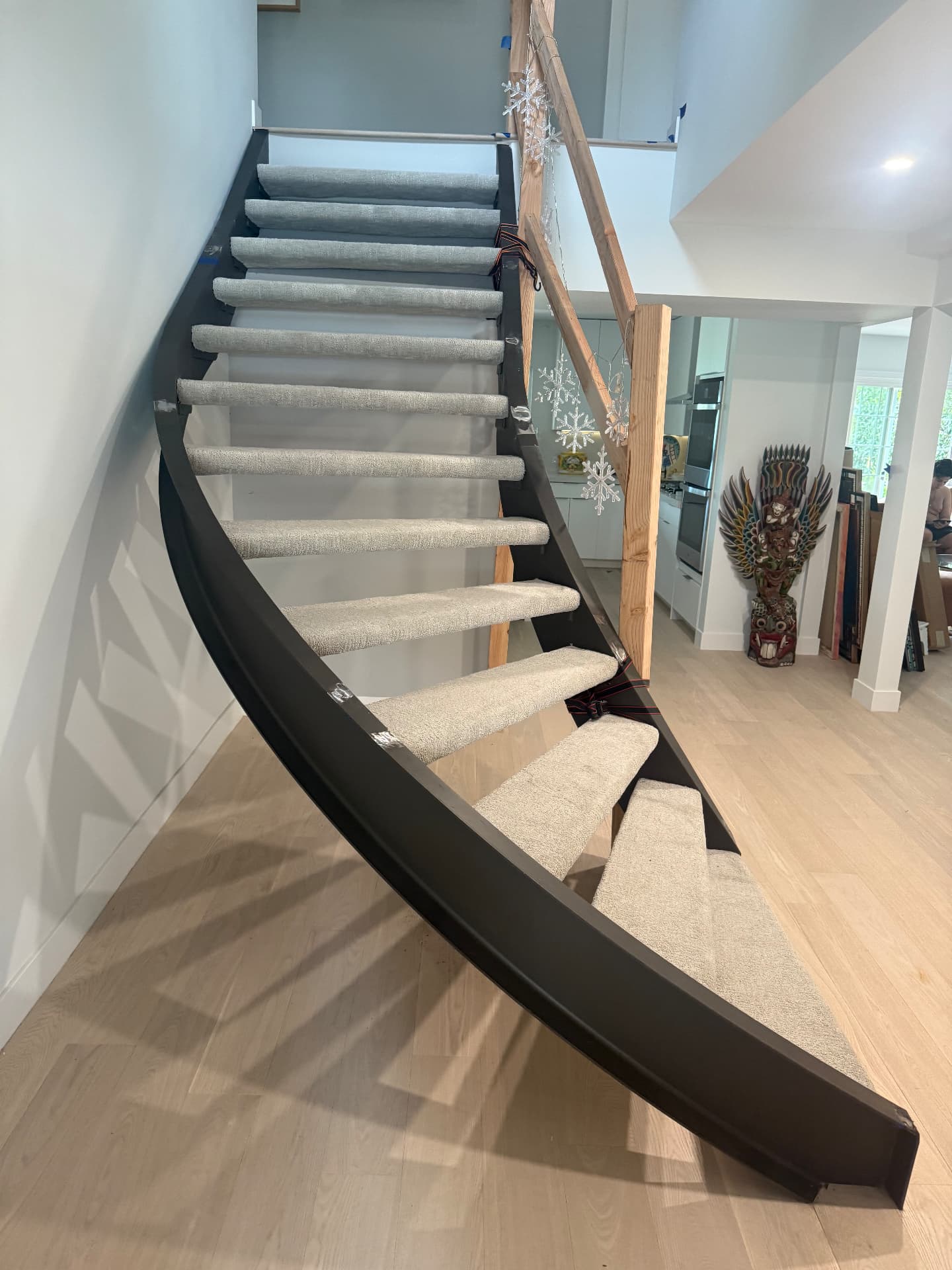 Curved Steel Staircase