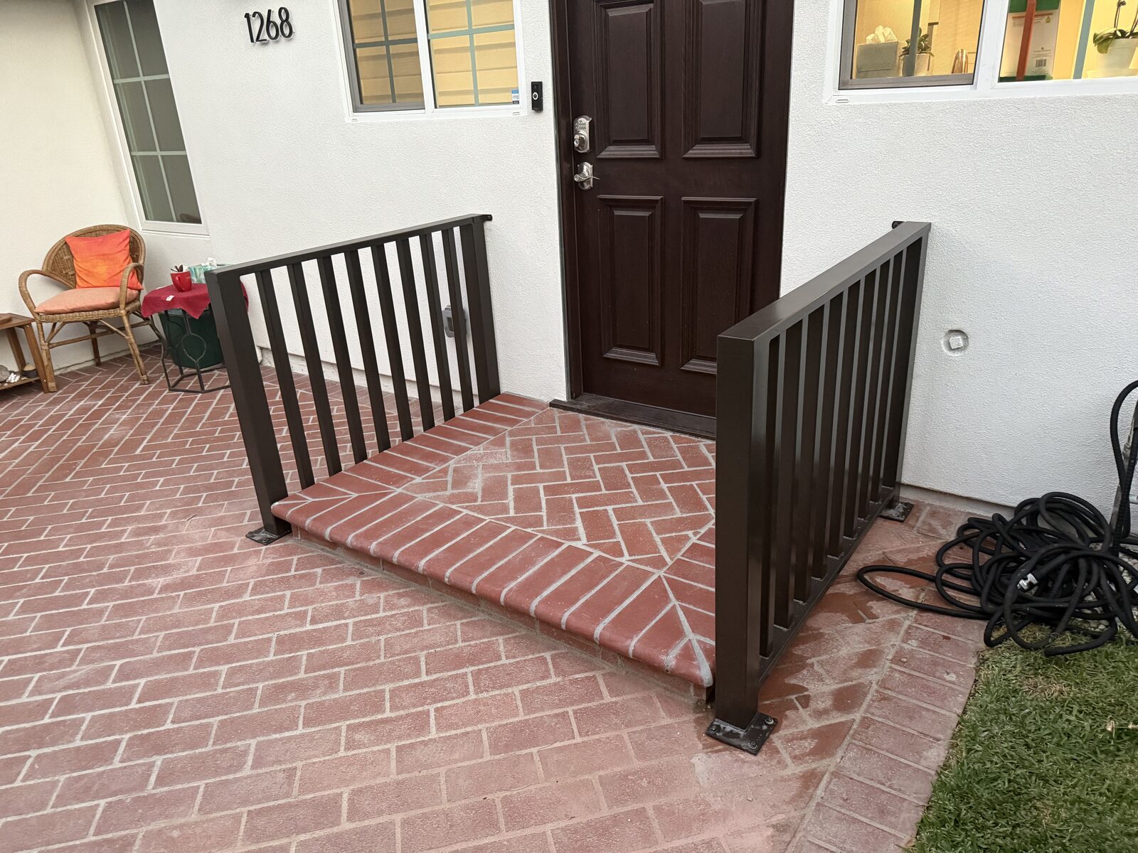 Bronze Front Porch Railing